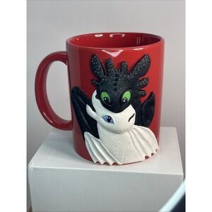 How To Train Your Dragon Coffee Mug Toothless And Light Fury Clay Polymer